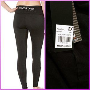 BeBe Sport Leggings Size 2XL NWT
